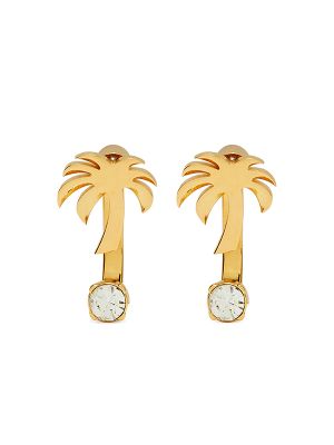 Palm Angels Rhinestone Palm Earrings