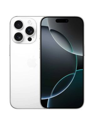 Apple iPhone 16 Pro (512GB)–White Titanium Middle East Version with FaceTime