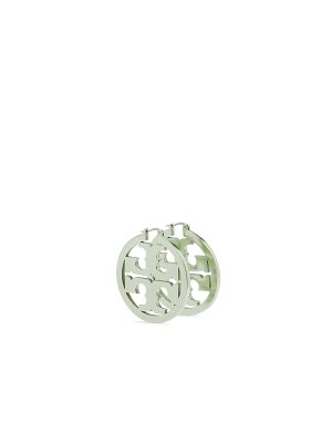 Tory Burch Miller Hoop Earrings Mint Green