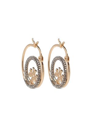 Tory Burch Logo-Plaque Earrings
