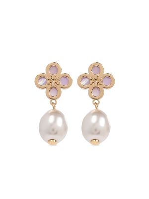 Tory Burch Pearl-Detailing Earrings