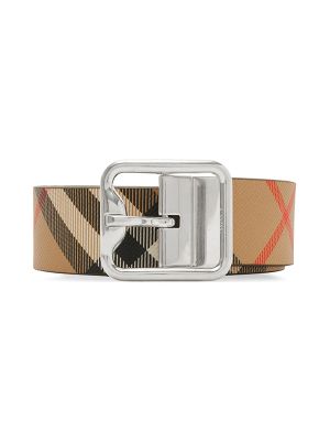 Burberry Reversible Check B Buckle Belt