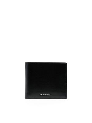 Givenchy Logo-Stamp Leather Wallet