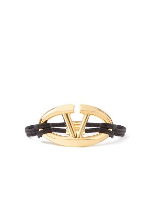 Valentino Garavani V-Logo Cotton Bracelet